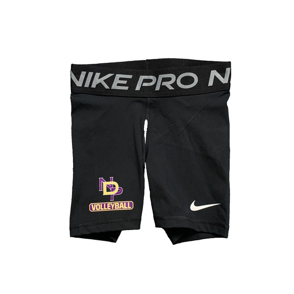 Nike Pro Shorts Womens XS Extra Small Black Dri Fit Athletic Sports Bike Workout - Picture 1 of 11